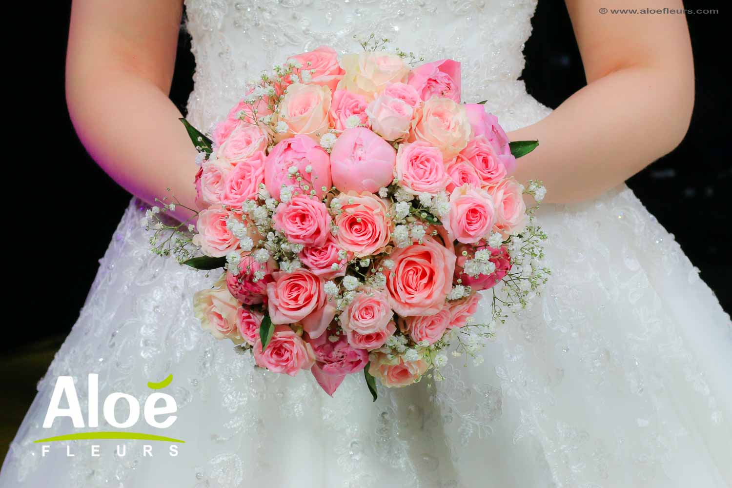 Bouquet De Mariée Romantique Salon Du Mariage Akloé Fleurs 2018 36