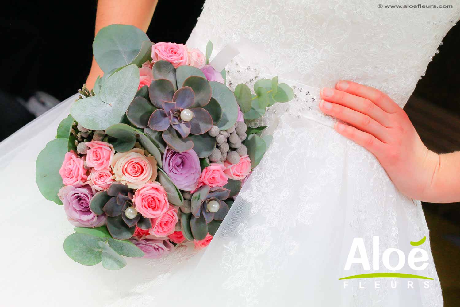 Bouquet De Mariée Romantique Salon Du Mariage Akloé Fleurs 2018 47