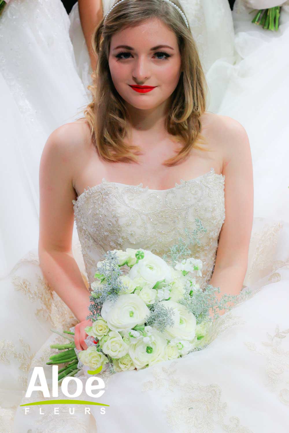 Bouquet De Mariée Romantique Salon Du Mariage Akloé Fleurs 2018 9