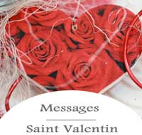 Bouton Saint Valentin Messages