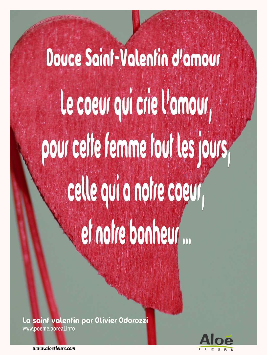 Citations D'amour Et Saint Valentin  Douce Saint Valentin D'amour