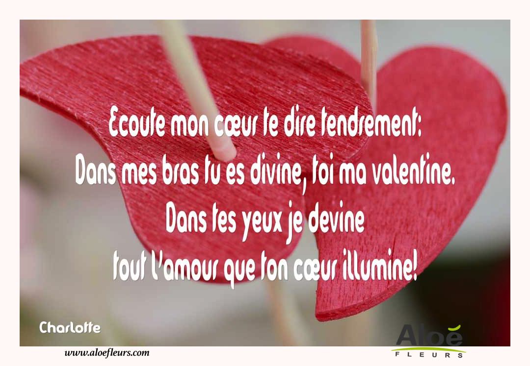 Citations D'amour Et Saint Valentin  Ecoute Mon Cœur