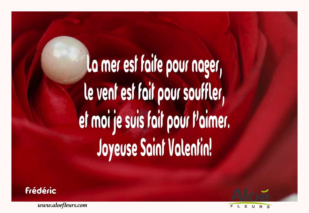 Citations D'amour Et Saint Valentin  La Mer Est Faite Pour Nager