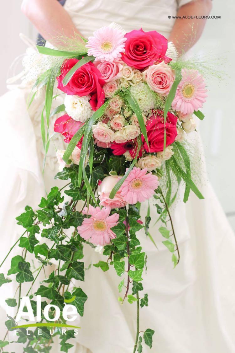 Mariage Champêtre Bouquet De Mariée Nature Rose 1 Burghof Forbach