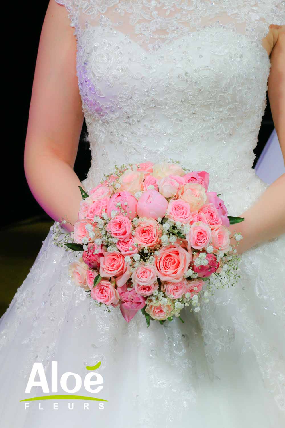 Bouquet De Mariée Romantique Salon Du Mariage Akloé Fleurs 2018 32