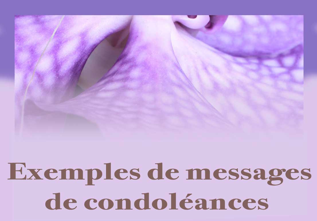 Bouton Message De Condoléances