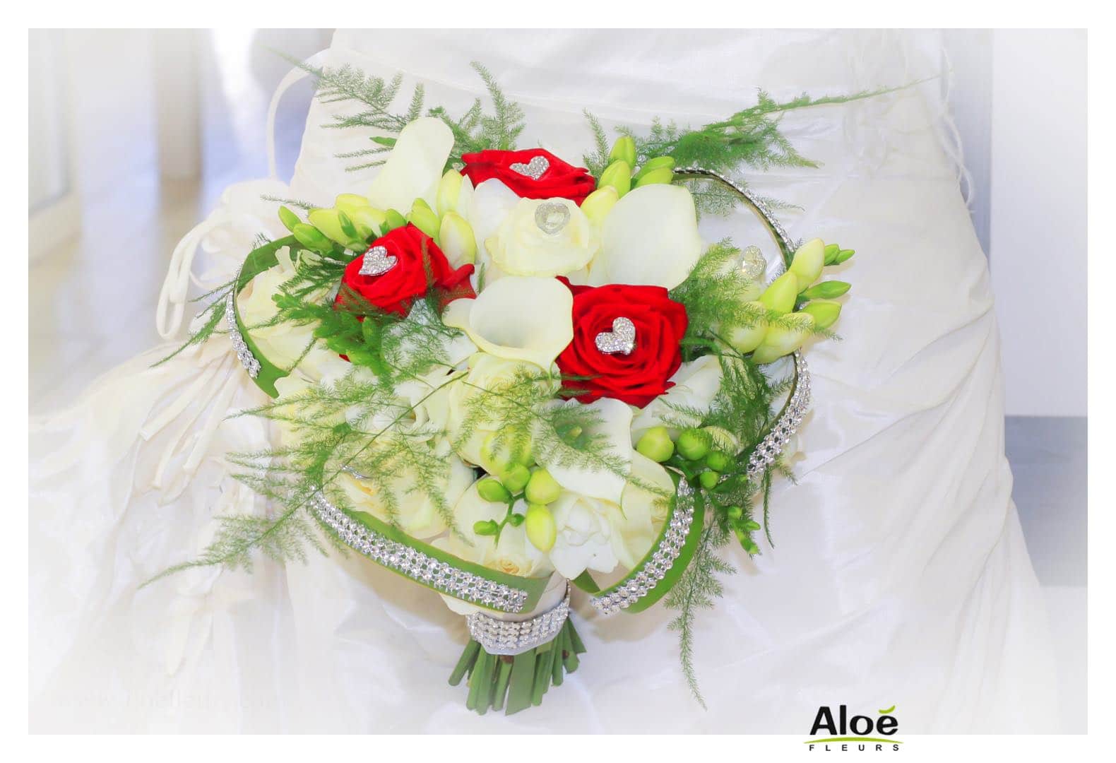 Mariage Glamour Bouquet De Mariée Poignée Florale