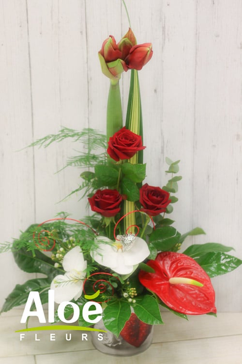 Bouquet De Fleurs Saint Valentin Composition Florale 25