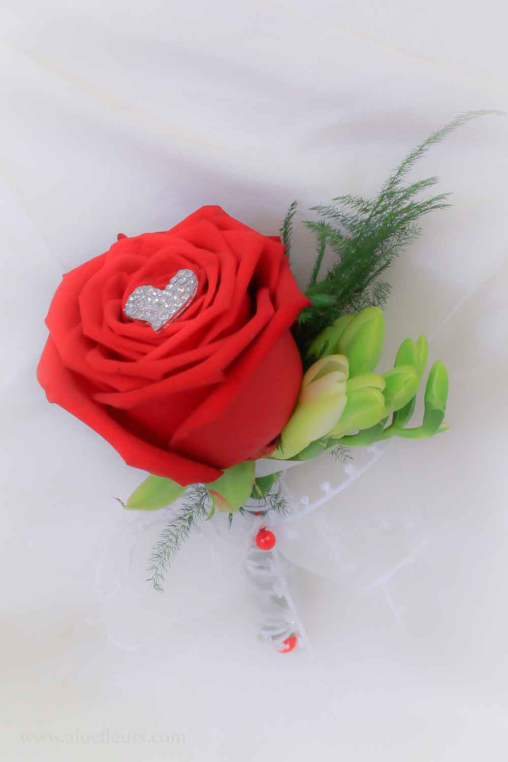 Bouquet Mariiee Mariage Rouge Et Blanc 6