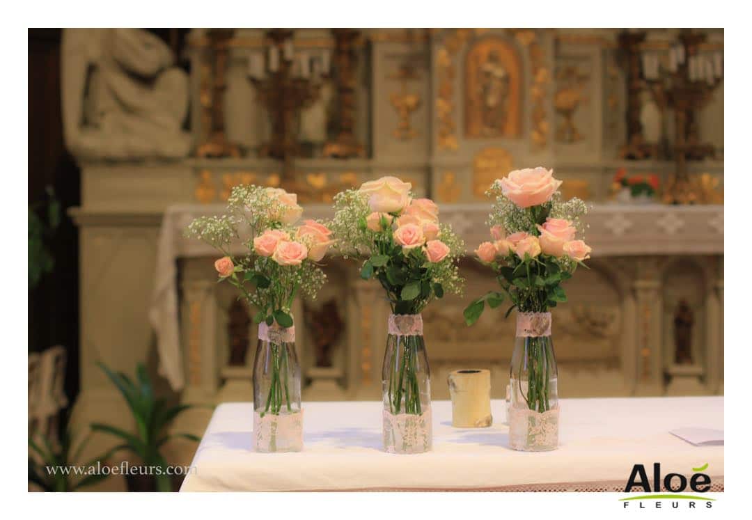 Cadre  Bouquet Mariée Et Mariage Pivoine Rose Ancienne Aloefleurs.com  0181 18