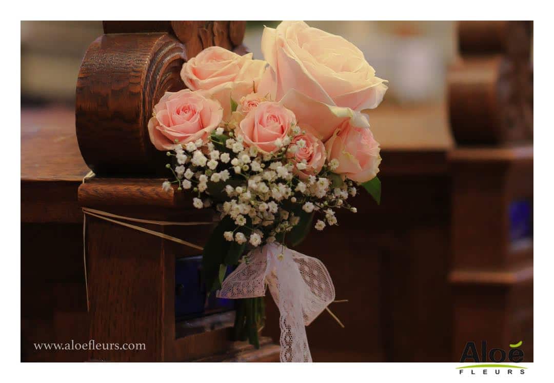 Cadre  Bouquet Mariée Et Mariage Pivoine Rose Ancienne Aloefleurs.com  0250 31
