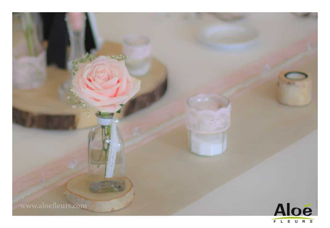 Cadre  Bouquet Mariée Et Mariage Pivoine Rose Ancienne Aloefleurs.com  0386 51