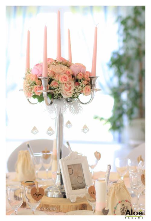 chandelier-mariage-fleurs