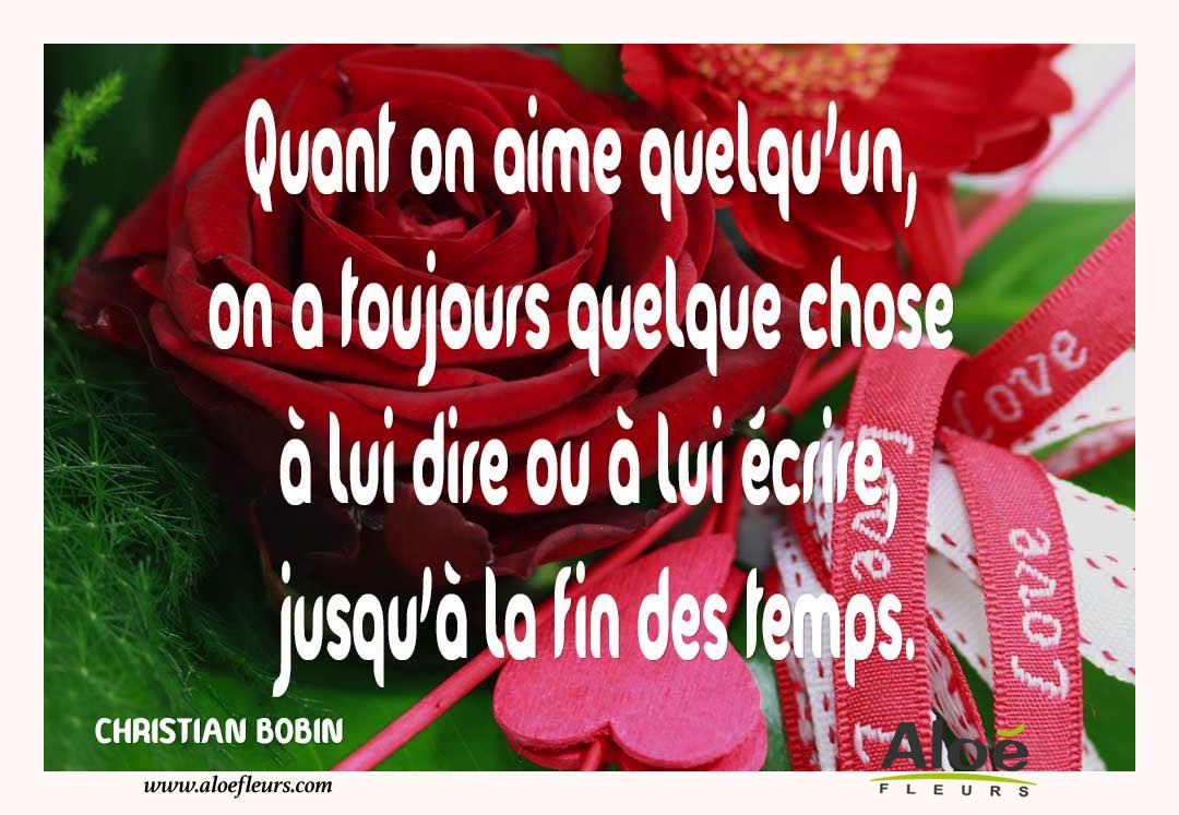 Citations D'amour Et Saint Valentin  Quant On Aime Quelqu'un