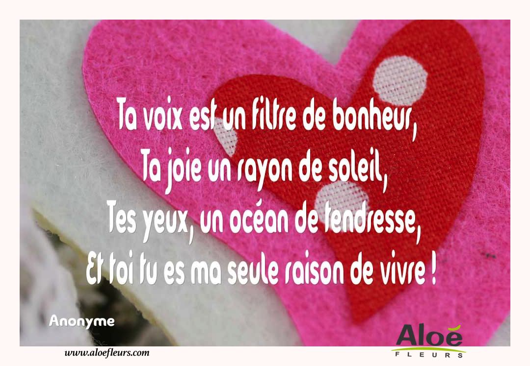 Citations D'amour Et Saint Valentin  Ta Voix Est Un Filtre De Bonheur