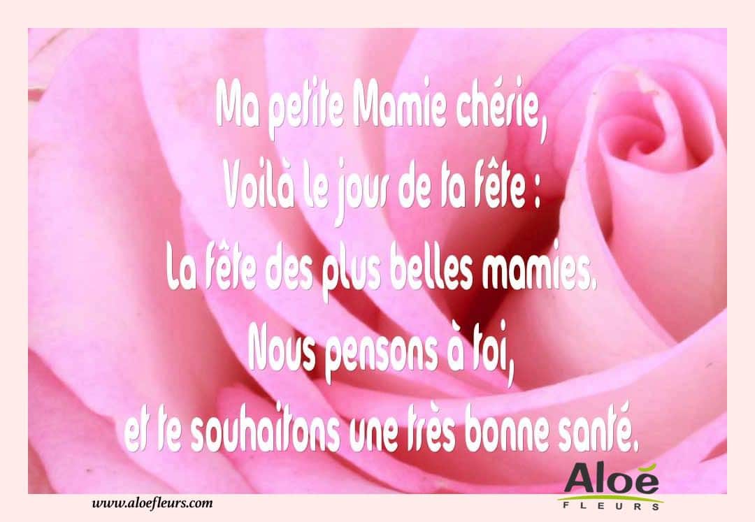 Citations Messages Fete Des Grands Meres 2016 Aloefleurs.com   Ma Petite Mamie Chérie